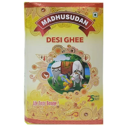 Madhusudan Desi Ghee, 1L Pack